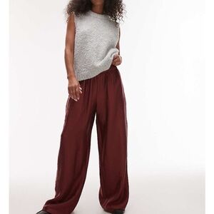 Top shop Maroon Pants size 8